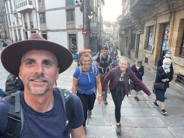 Originele foto van Annemie op dag 36: O Pedrouzo naar Santiago de Compostela