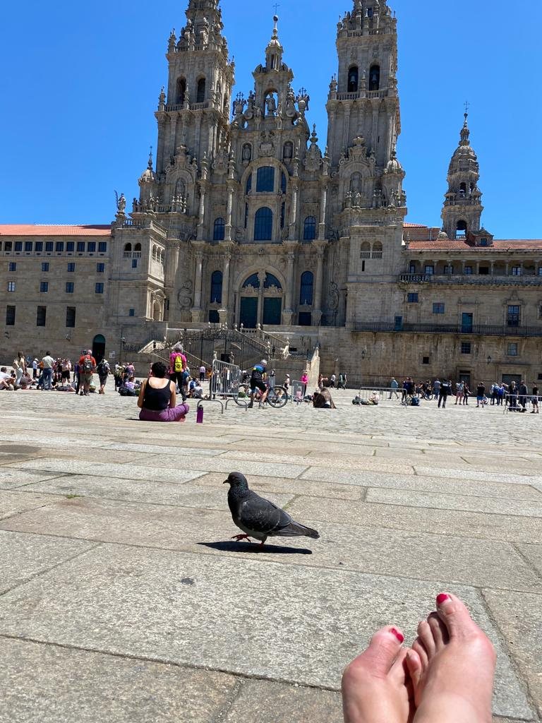 Originele foto van Annemie op dag 37: Santiago de Compostela naar Santiago de Compostela