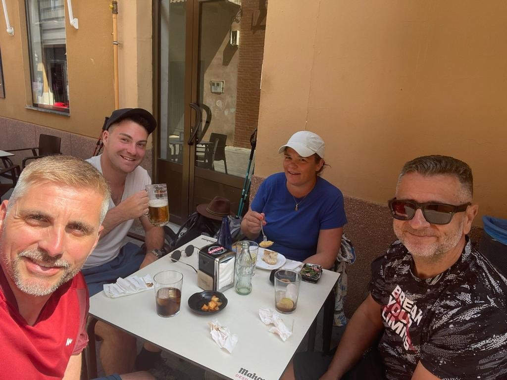 Originele foto van Annemie op dag 22: Bercianos del Real Camino naar Puente Villarente