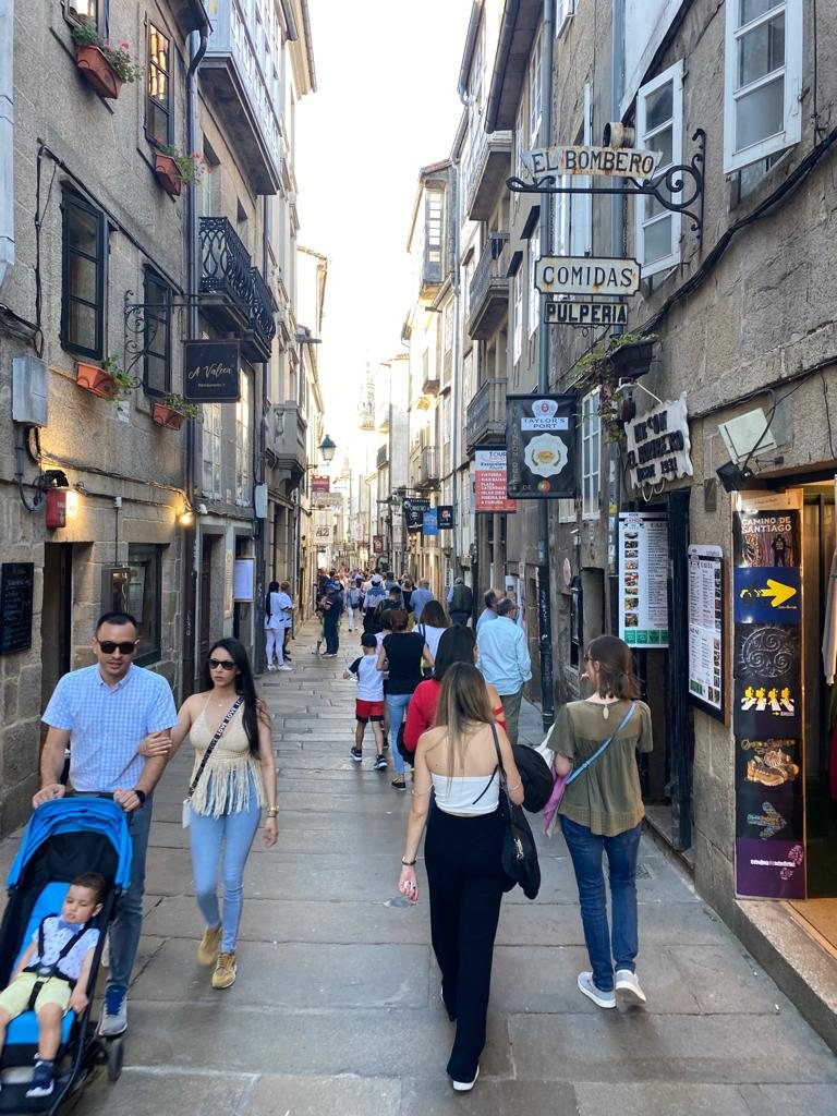 Originele foto van Annemie op dag 37: Santiago de Compostela naar Santiago de Compostela
