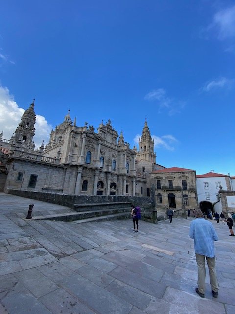 Originele foto van Annemie op dag 36: O Pedrouzo naar Santiago de Compostela