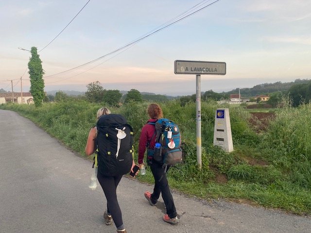 Originele foto van Annemie op dag 36: O Pedrouzo naar Santiago de Compostela