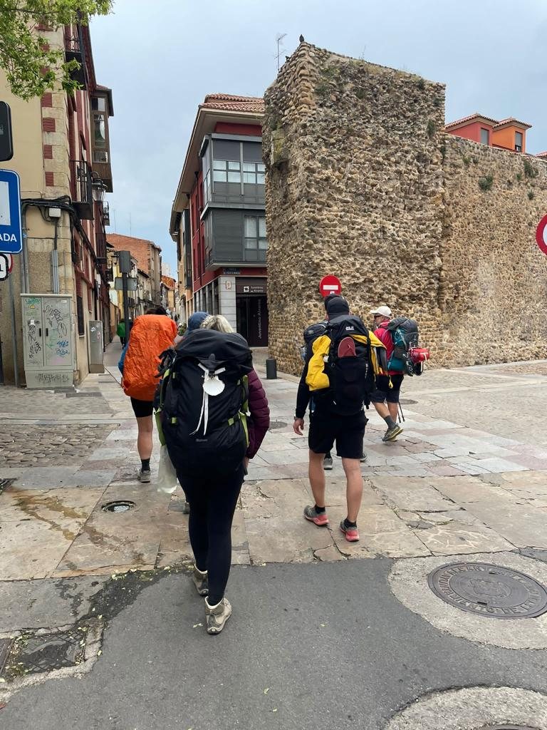 Originele foto van Annemie op dag 23: Puente Villarente naar León