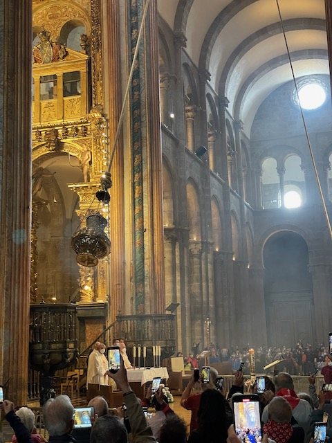 Originele foto van Annemie op dag 36: O Pedrouzo naar Santiago de Compostela
