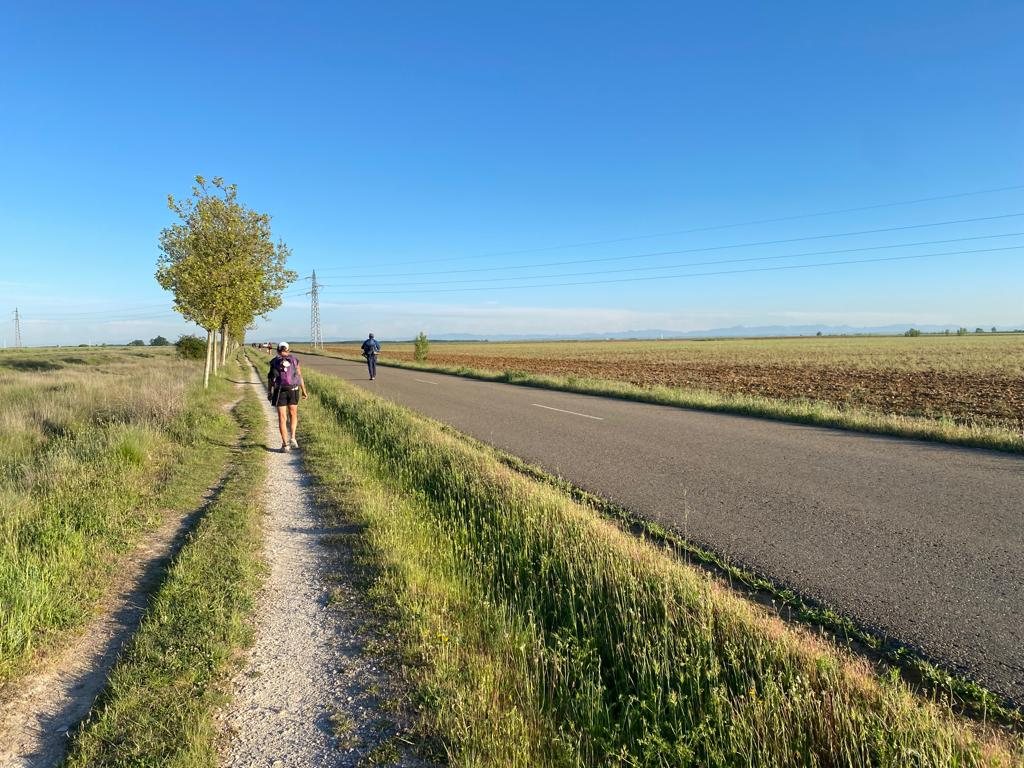 Originele foto van Annemie op dag 22: Bercianos del Real Camino naar Puente Villarente