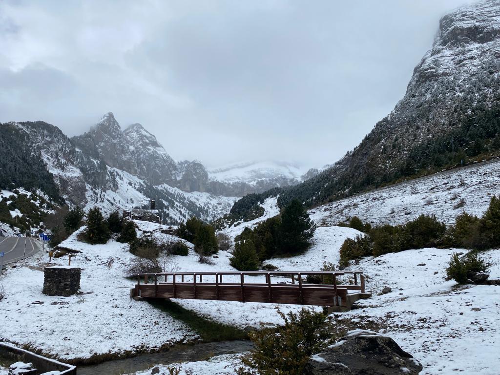 Originele foto van Annemie op dag 1: Chalet Peyranère / Somport naar Villanua