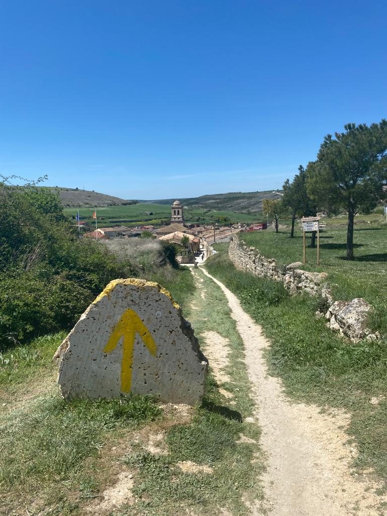Originele foto van Annemie op dag 18: Burgos naar Castrojeriz