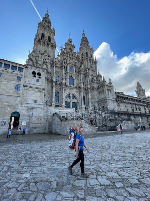 Originele foto van Annemie op dag 36: O Pedrouzo naar Santiago de Compostela