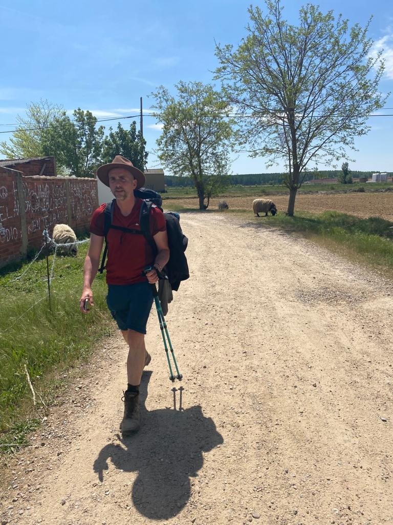 Originele foto van Annemie op dag 22: Bercianos del Real Camino naar Puente Villarente