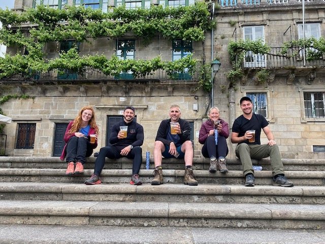 Originele foto van Annemie op dag 36: O Pedrouzo naar Santiago de Compostela