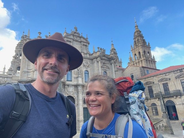 Originele foto van Annemie op dag 36: O Pedrouzo naar Santiago de Compostela