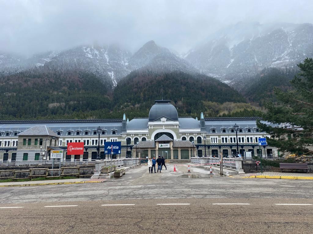 Originele foto van Annemie op dag 1: Chalet Peyranère / Somport naar Villanua