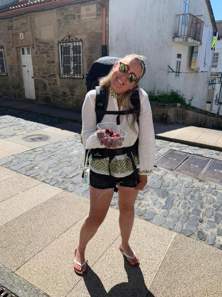 Originele foto van Annemie op dag 37: Santiago de Compostela naar Santiago de Compostela