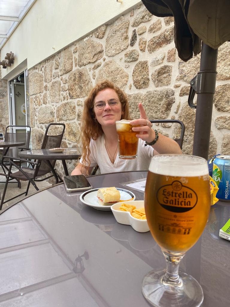 Originele foto van Annemie op dag 38: Santiago de Compostela naar Negreira