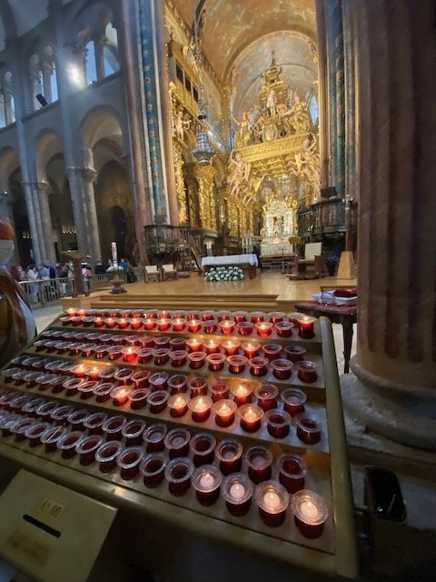 Originele foto van Annemie op dag 36: O Pedrouzo naar Santiago de Compostela
