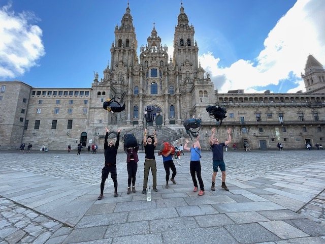 Originele foto van Annemie op dag 36: O Pedrouzo naar Santiago de Compostela