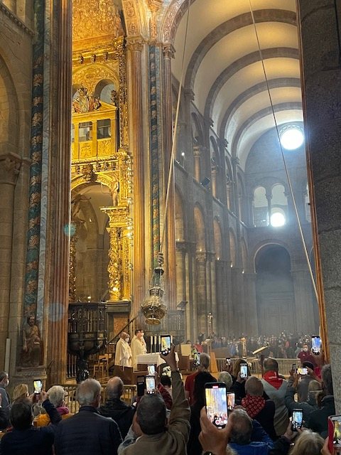 Originele foto van Annemie op dag 36: O Pedrouzo naar Santiago de Compostela