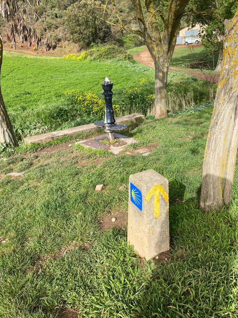 Originele foto van Annemie op dag 10: Estella/Lizarra naar Sansol