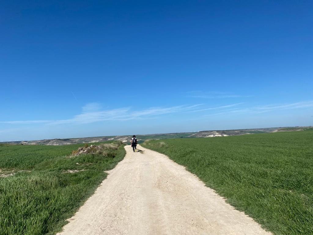 Originele foto van Annemie op dag 18: Burgos naar Castrojeriz