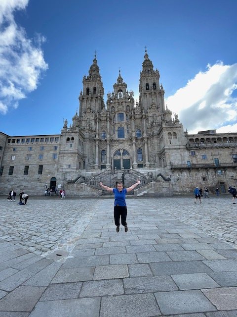 Originele foto van Annemie op dag 36: O Pedrouzo naar Santiago de Compostela