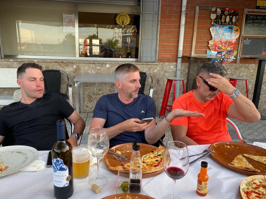 Originele foto van Annemie op dag 22: Bercianos del Real Camino naar Puente Villarente